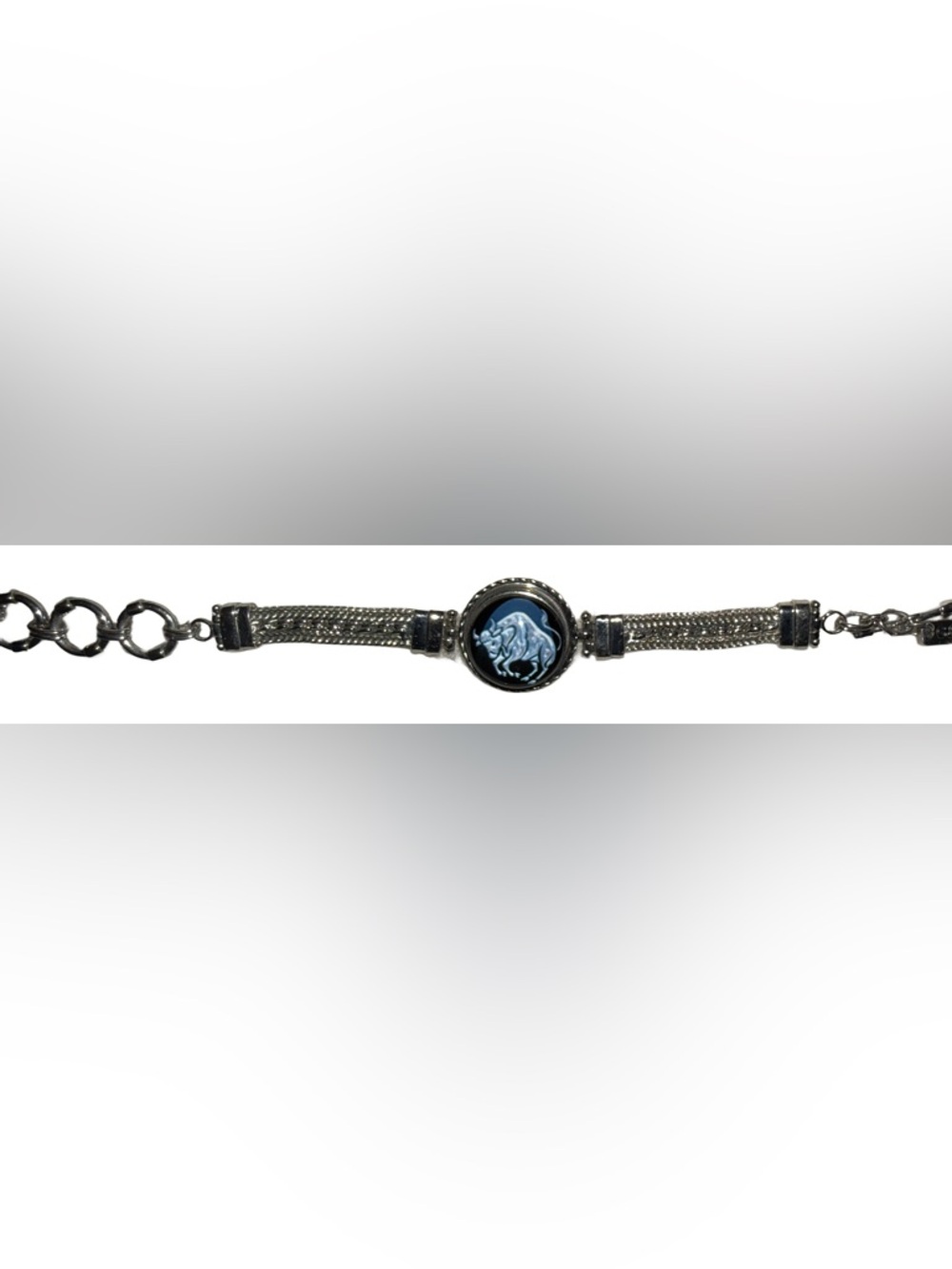 NWOT - Authentic Ginger Snap Multi Chain Bracelet Toggle & Taurus Zodiac Snap